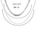 Темпераментная мода Fashbone Chain, новое короткое ожерелье с блестками